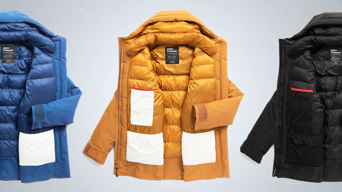 The Winter Parka from Minnesota company Askov Finlayson in Bear Brown, Superior Blue and Pitch Black. We tested and reviewed the winter coat and talked to Eric Dayton, the man behind it.