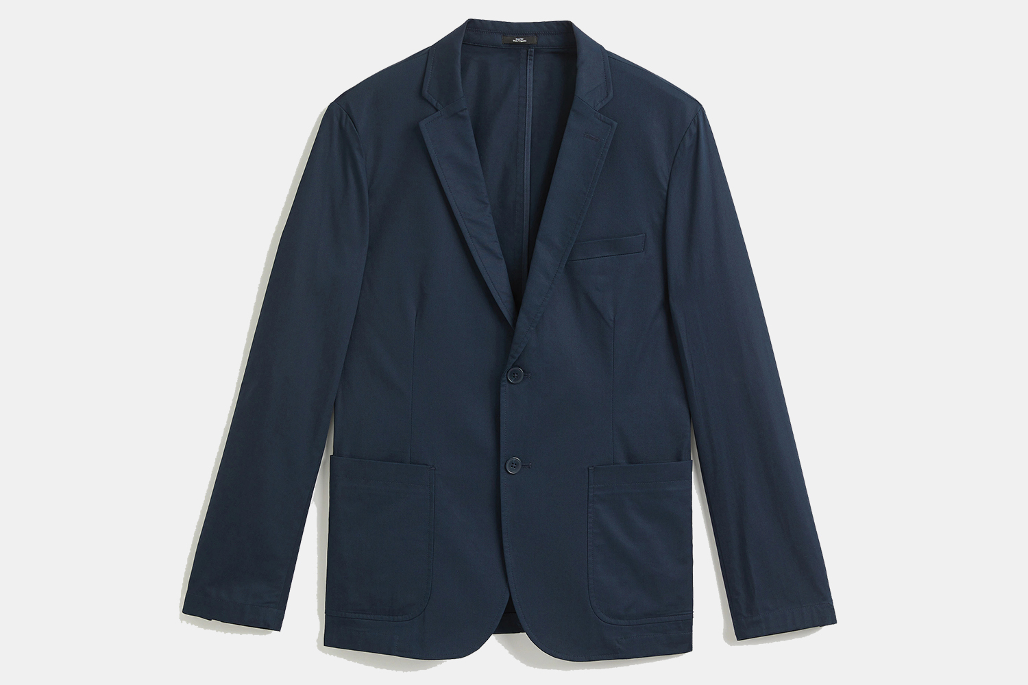 Frank And Oak Men's The Laurier Cotton Blazer in Navy Discount