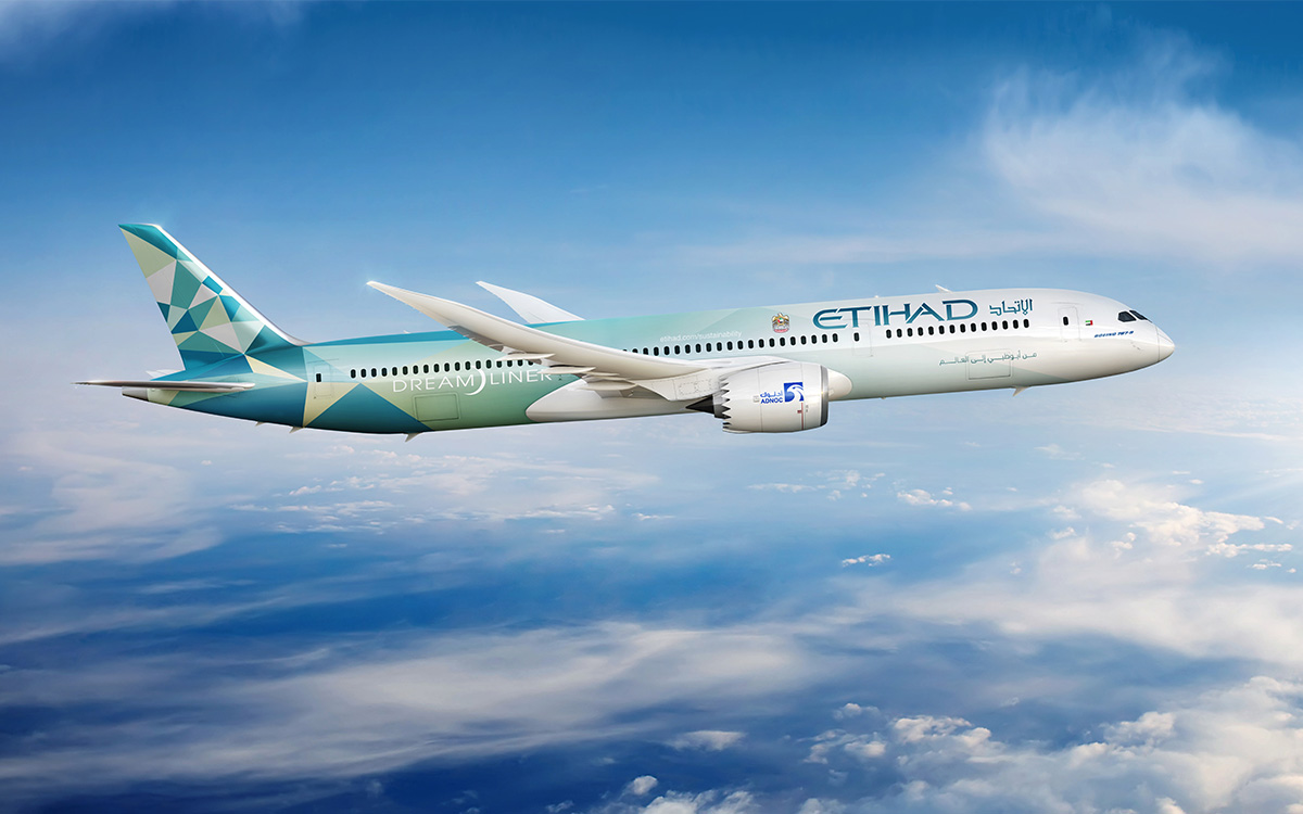 Etihad Greenliner Plane