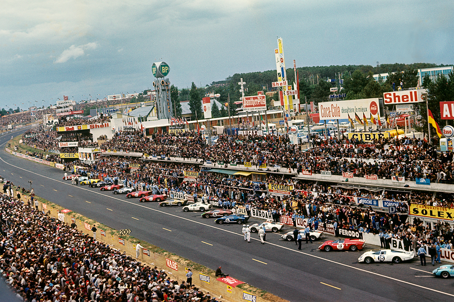 <p>The new movie <em>Ford v Ferrari</em>, starring Christian Bale and Matt Damon, dramatizes the true story behind one of the most famous car races of all time: the 1966 edition of 24 Hours of Le Mans. As the film’s title suggests, the endurance race was essentially a battle between the American and Italian automakers, and their cars: the Ford GT40 Mark II and Ferrari 330 P3. But on June 18, 1966 when Henry Ford II waved the flag, dozens were on the track in France. Here are all the other race cars that went like hell — or at least tried.</p>