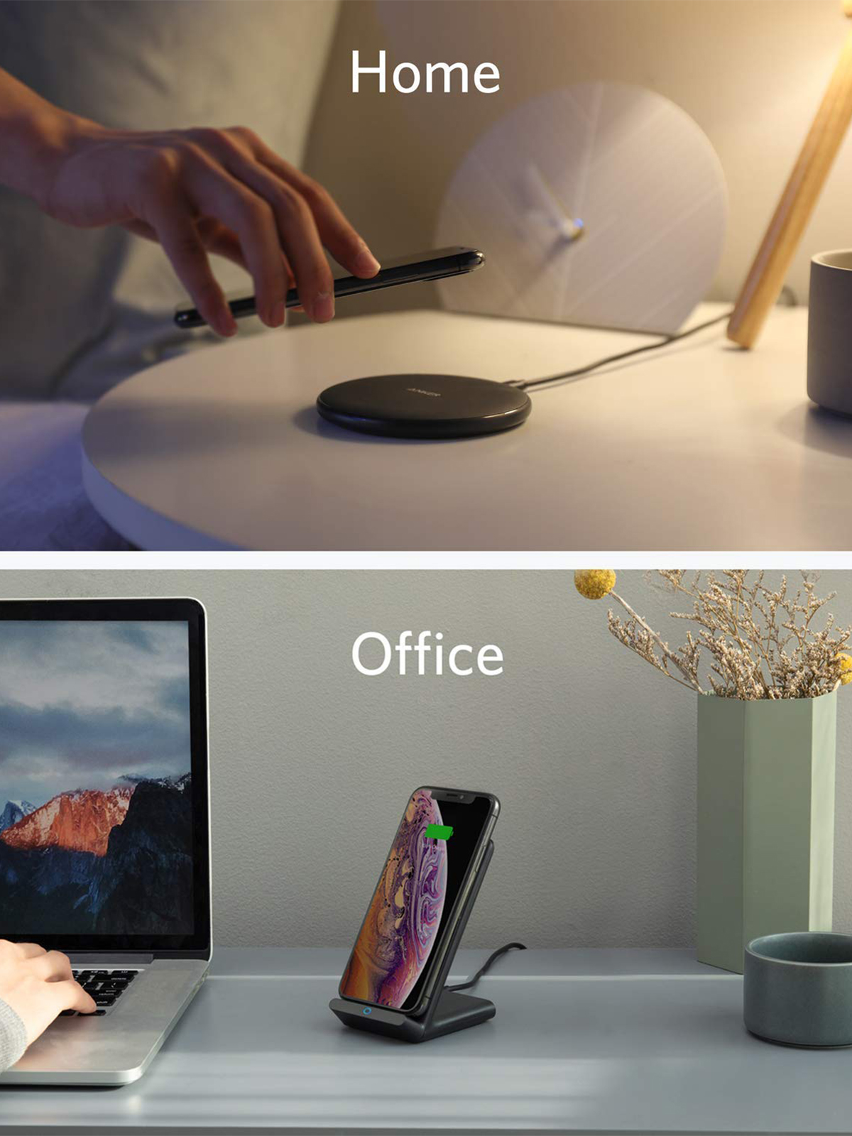 Anker wireless charger pad and stand