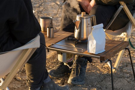 Snow Peak IGT Table and camping gear