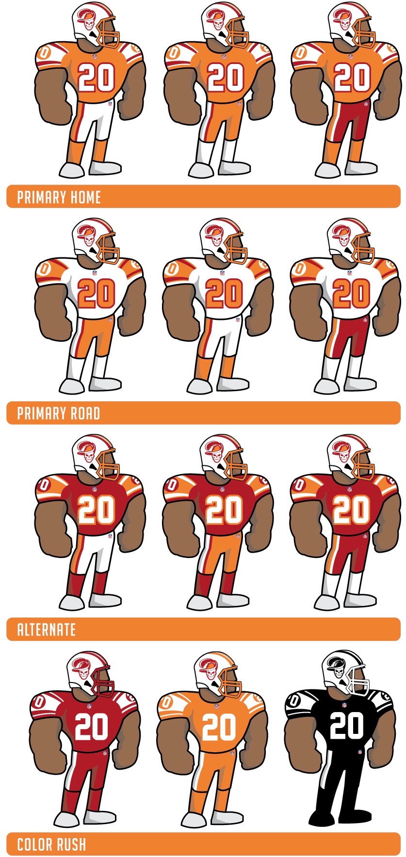 uniwatch tampa bay buccaneers redesign contest fesmire