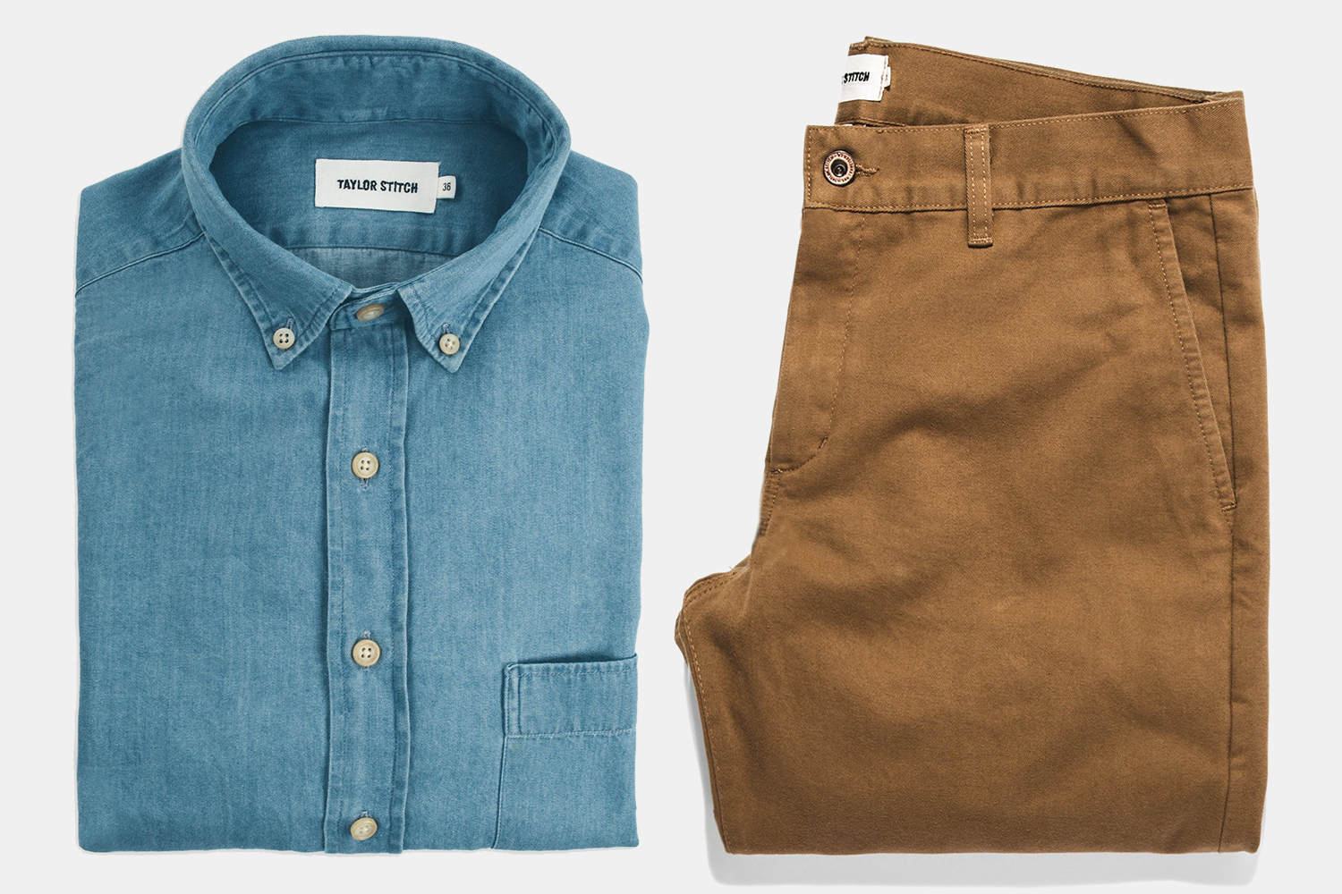 Taylor Stitch menswear shirts and pants