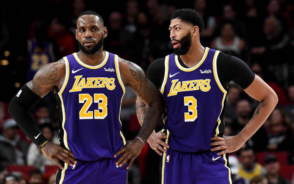 LeBron James and Anthony Davis