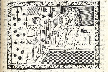 Illustration from future Pope's novel