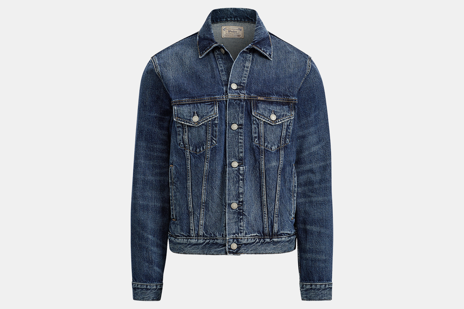 Ralph Lauren Men's Faded Denim Trucker Jacket