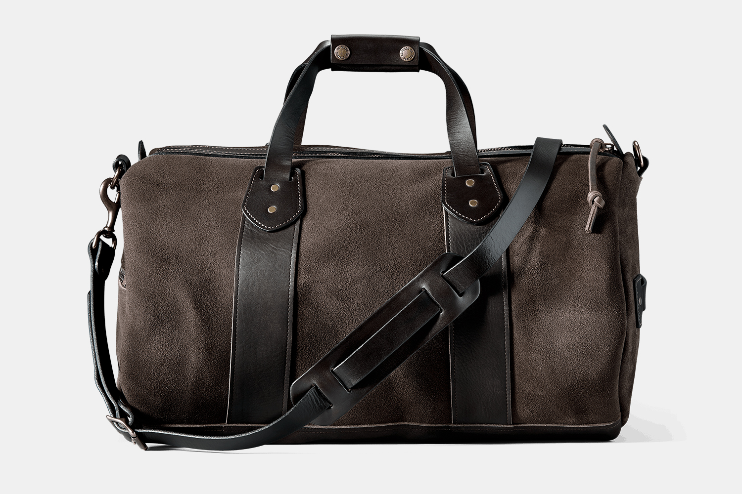 Filson Medium Rugged Suede Duffle Bag