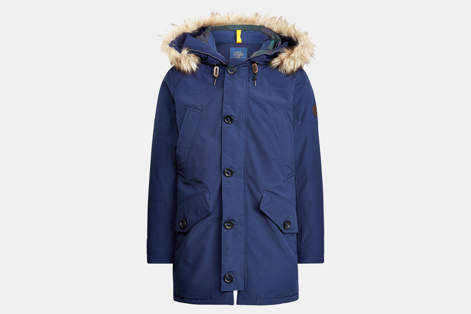 Ralph Lauren Men's Faux-Fur-Trim Down Parka