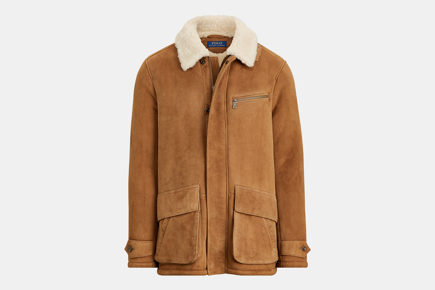 Ralph Lauren Men's Shearling Car Coat