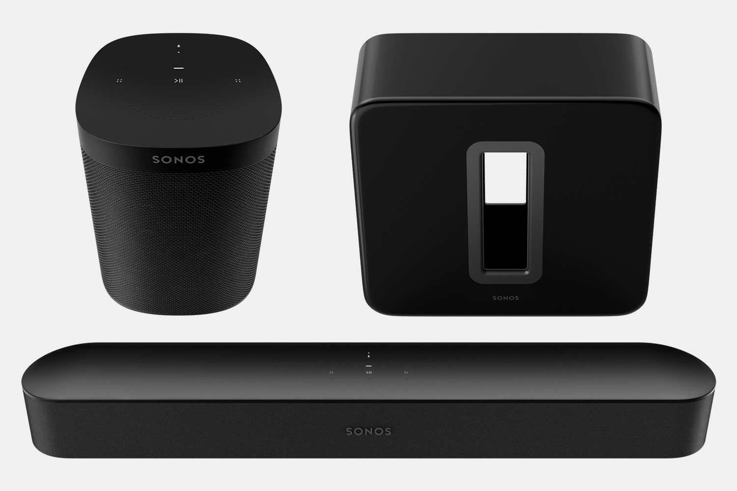 Sonos speakers, subwoofers and soundbars