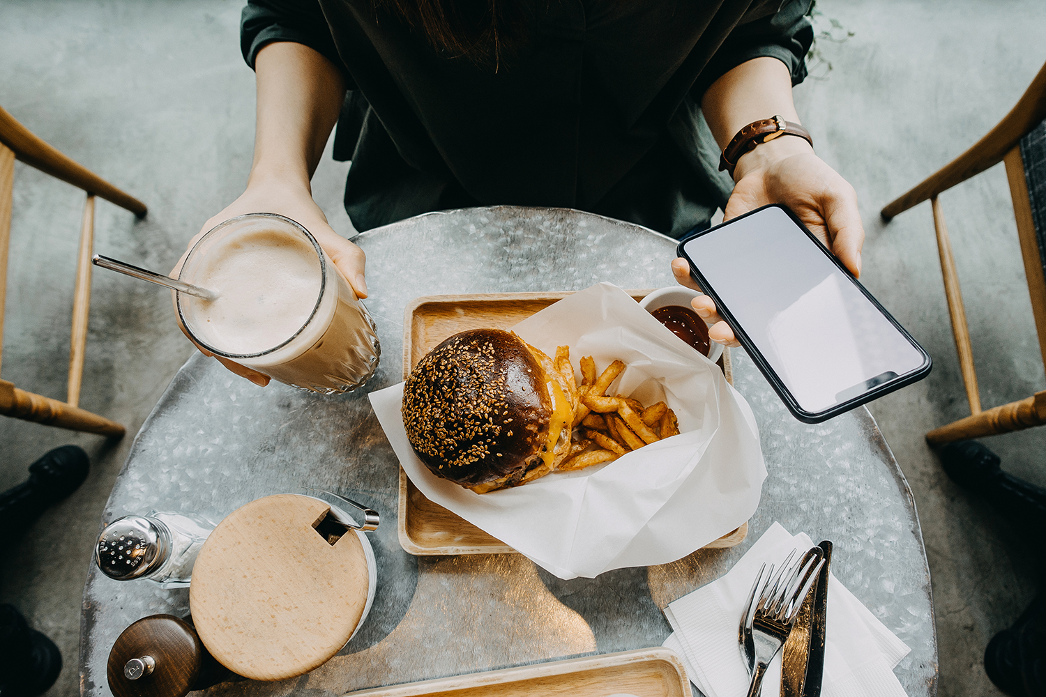 dating apps food