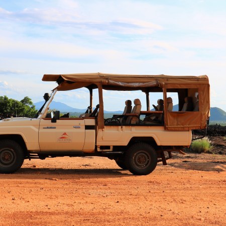 custom-outfitted Land Cruiser Africa
