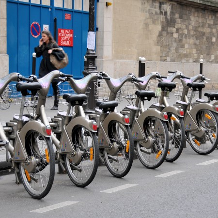 Bikes in Paris, France