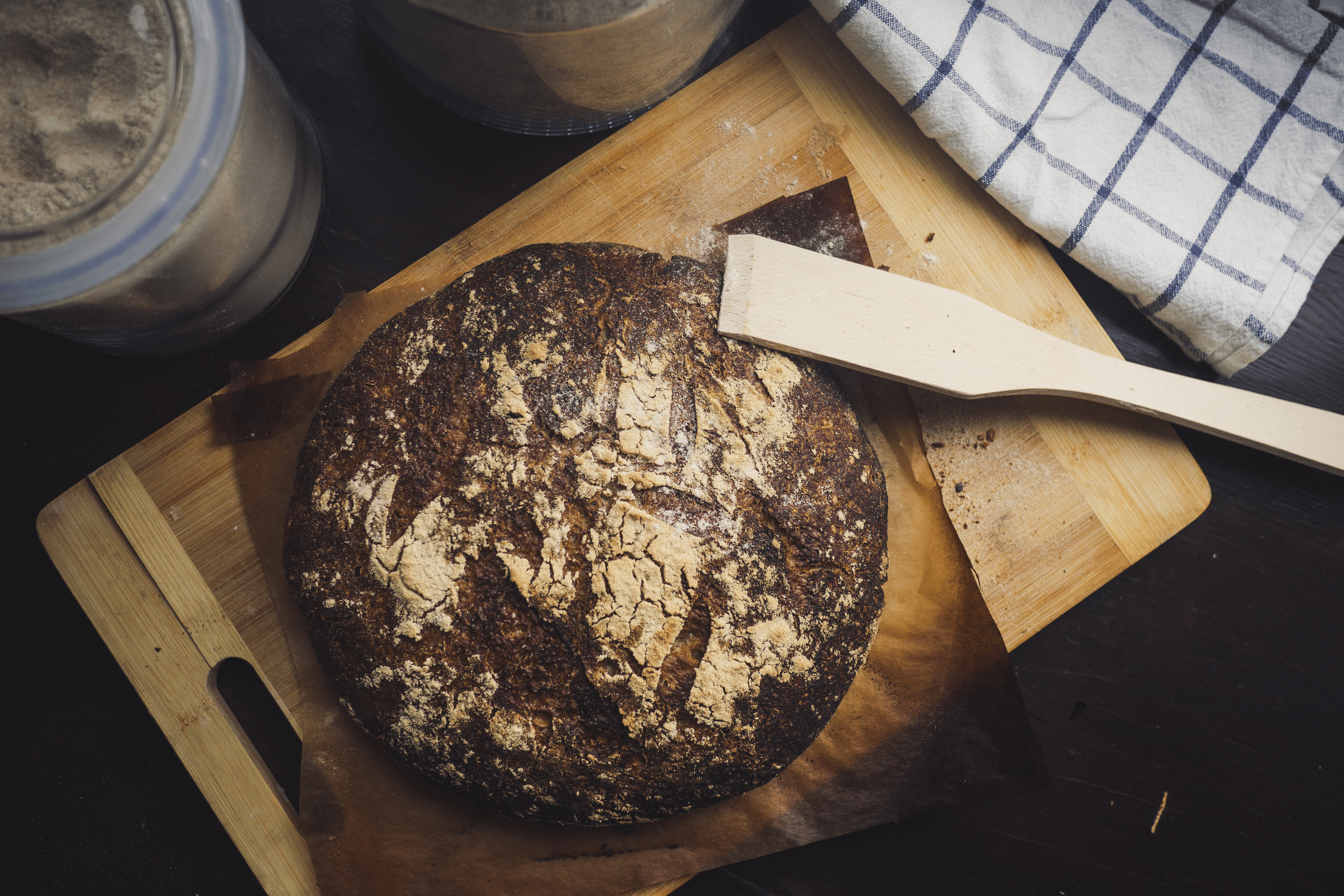 Fresh baked sourdough bread