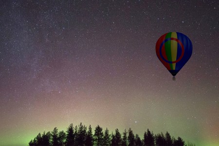 Northern Lights Hot Air Balloon