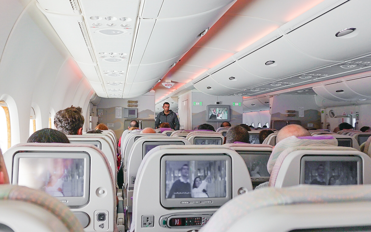 Airplane cabin for U.S. airline