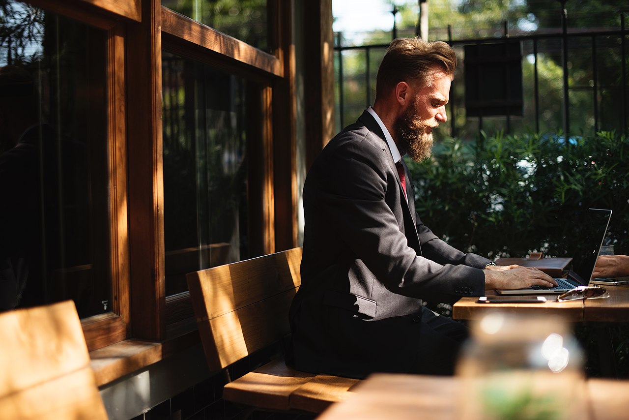 Man on laptop