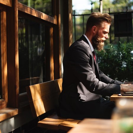 Man on laptop
