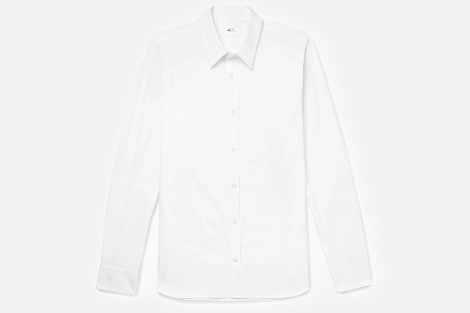 Mr P. Slim-Fit Cotton-Poplin Shirt