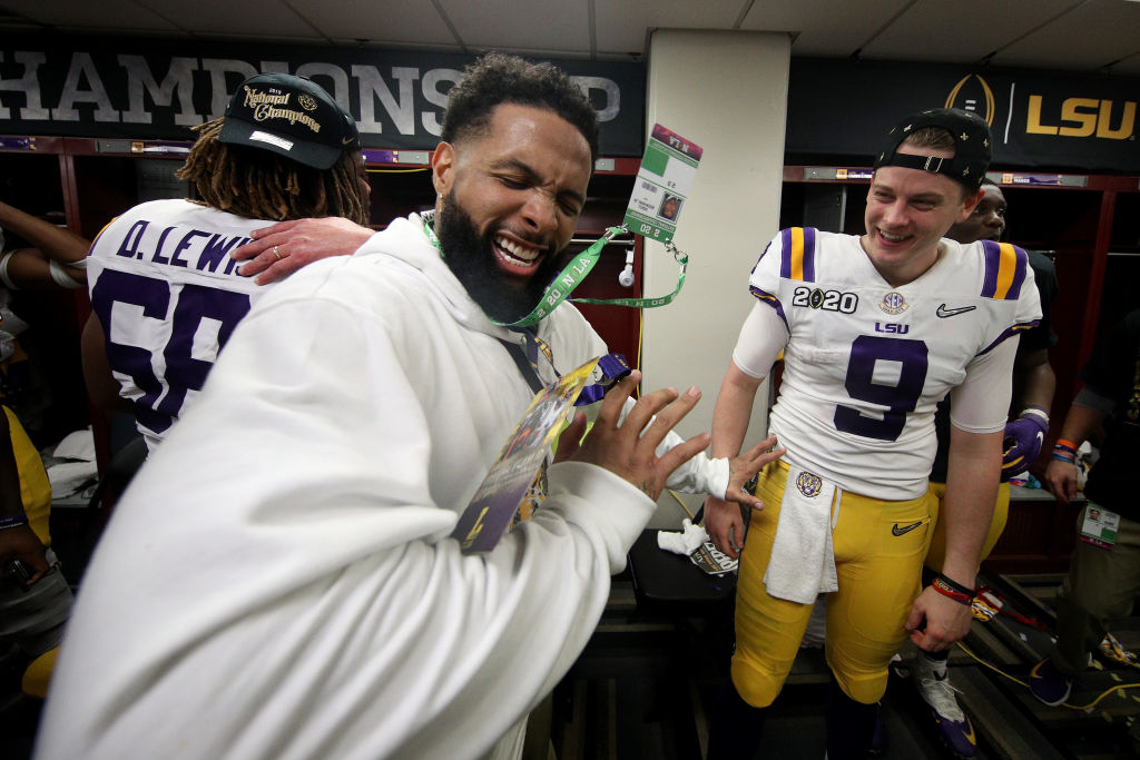 Odell Beckham Celebrates Title Win By Giving Cash to Players