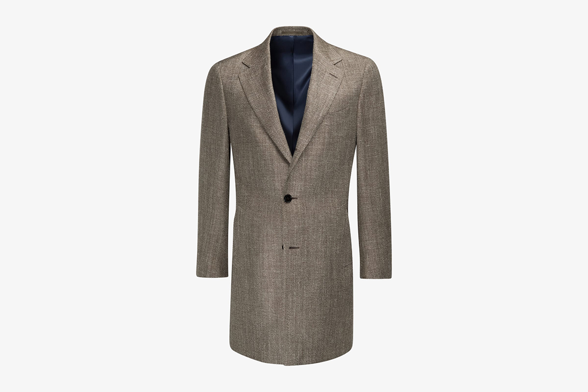 Brown Overcoat by Suitsupply