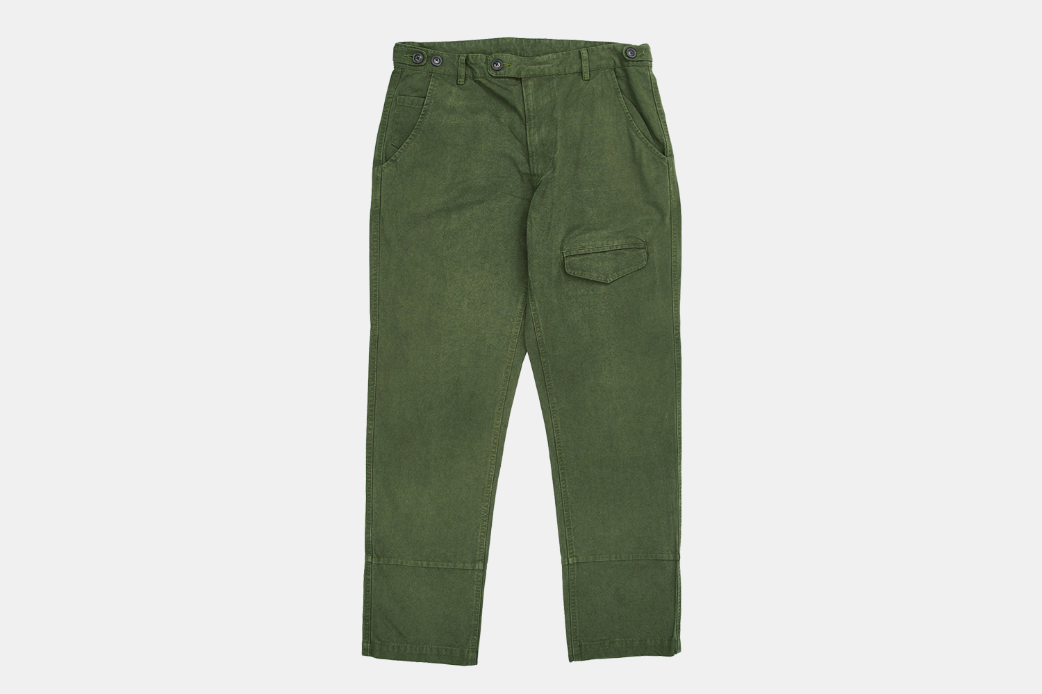 Corridor Men's Heavy Canvas Olive Flap Pants