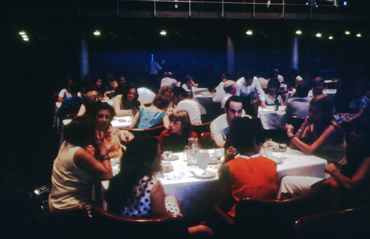 Crowded restaurant