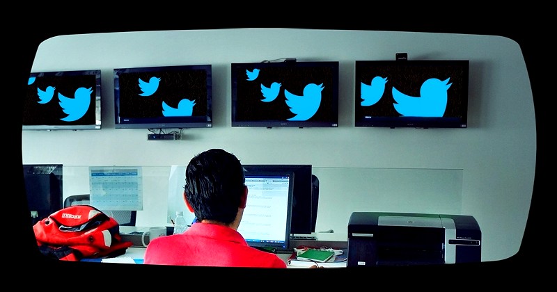 Twitter on screens