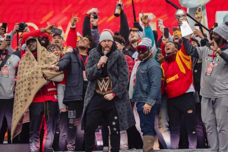 Travis Kelce and the Proud Tradition of the Token Viral Party Guy