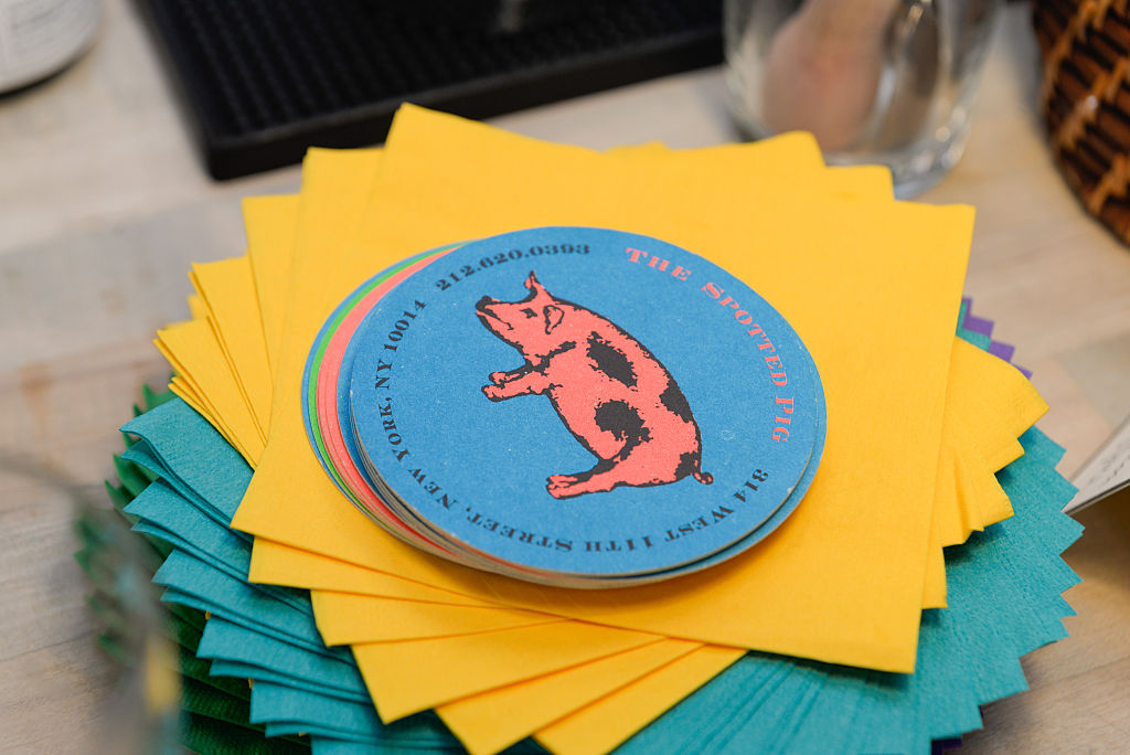Spotted Pig coaster