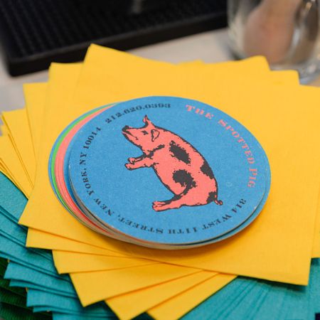 Spotted Pig coaster