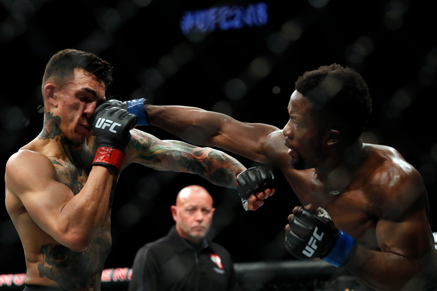 UFC fighters Sodiq Yusuff and Andre Fili
