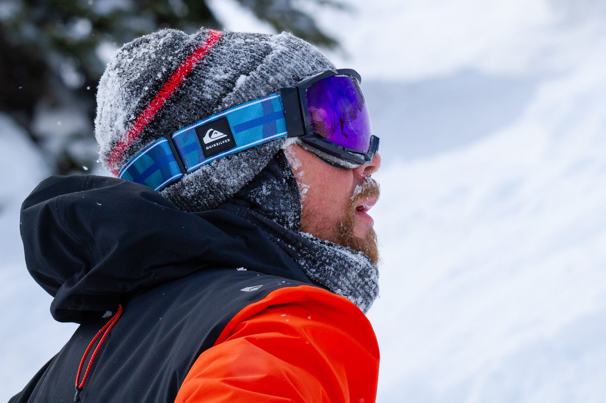 Snowboarder Travis Rice. (Natural Selection Tour)