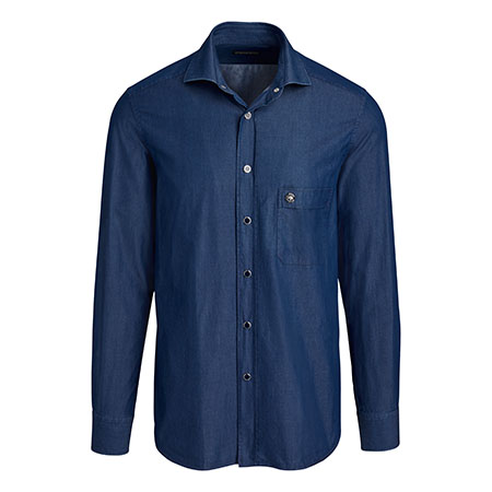 Denim Dress Shirt Stefano Ricci