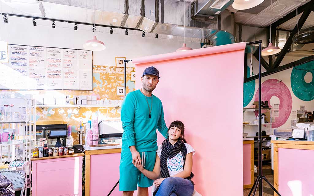 Andrew Dana and  Daniela Moreira (Photo credit: Obie Okolo)