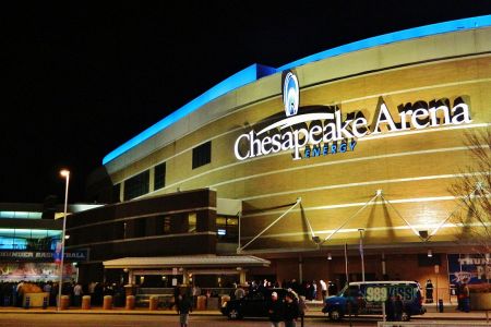Arena at night