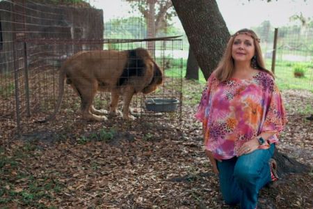 Carole Baskin on "Tiger King."