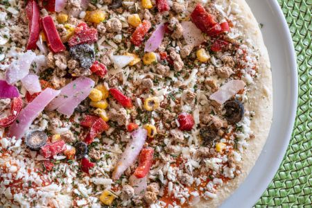Frozen pizza