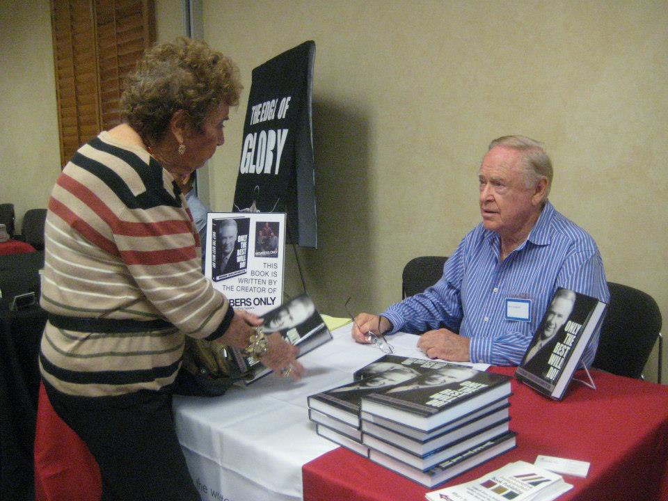 Herb Goldsmith at a book event