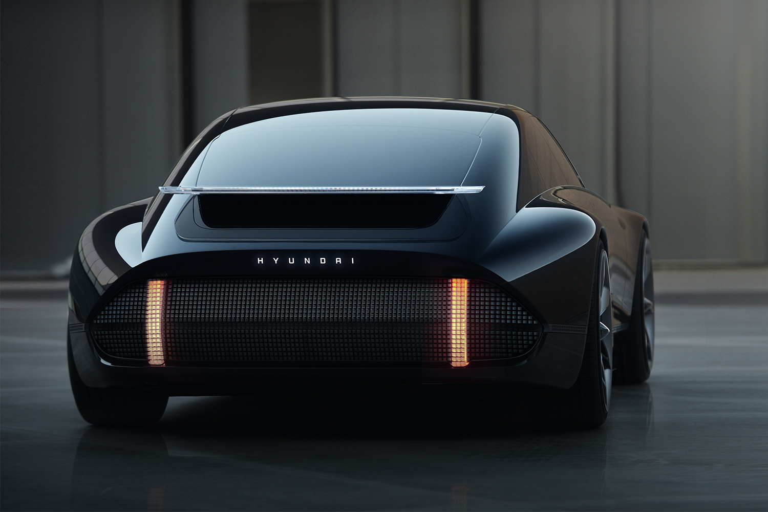 Black electric vehicle