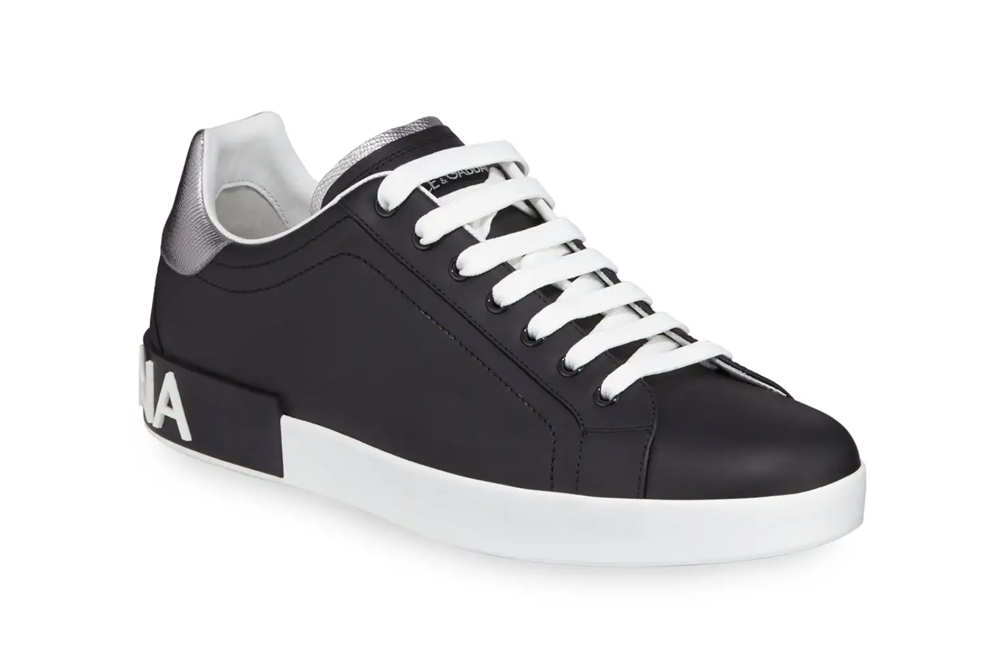 Portofino Logo Leather Low-Top Sneakers
Dolce & Gabbana