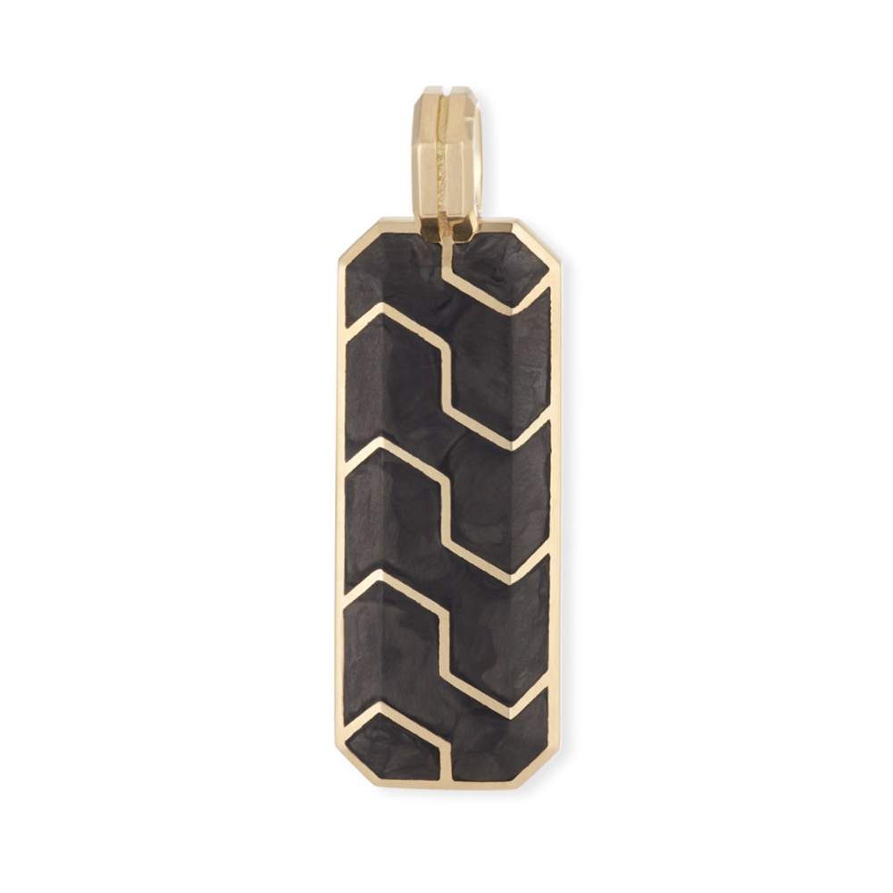18K & Forged Carbon Pendant Enhancer
David Yurman