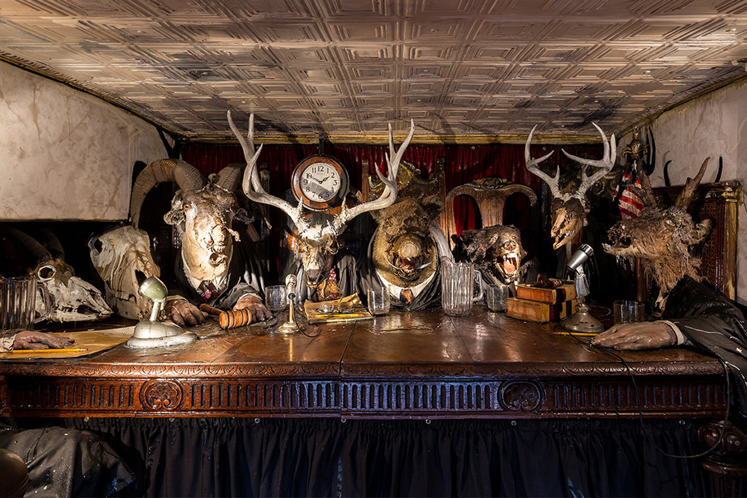 The Caddy Court by Kienholz
