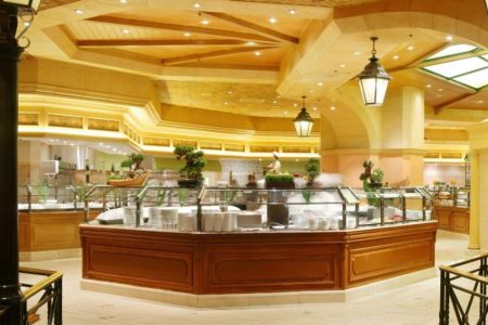 The buffet at the Bellagio.