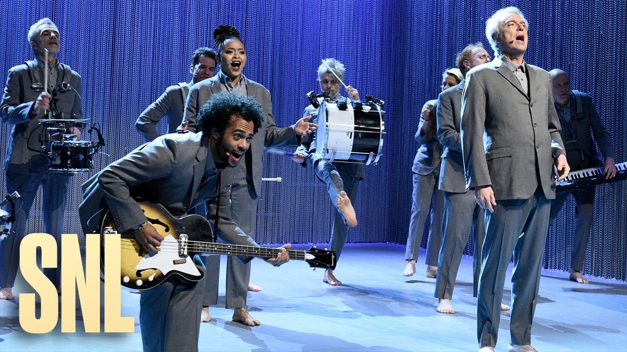 David Byrne on "SNL"