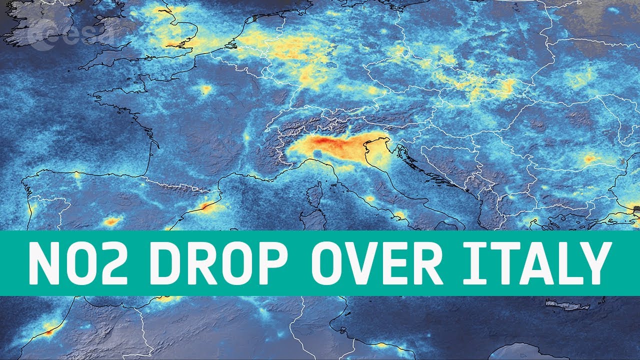 A map of NO2 emissions