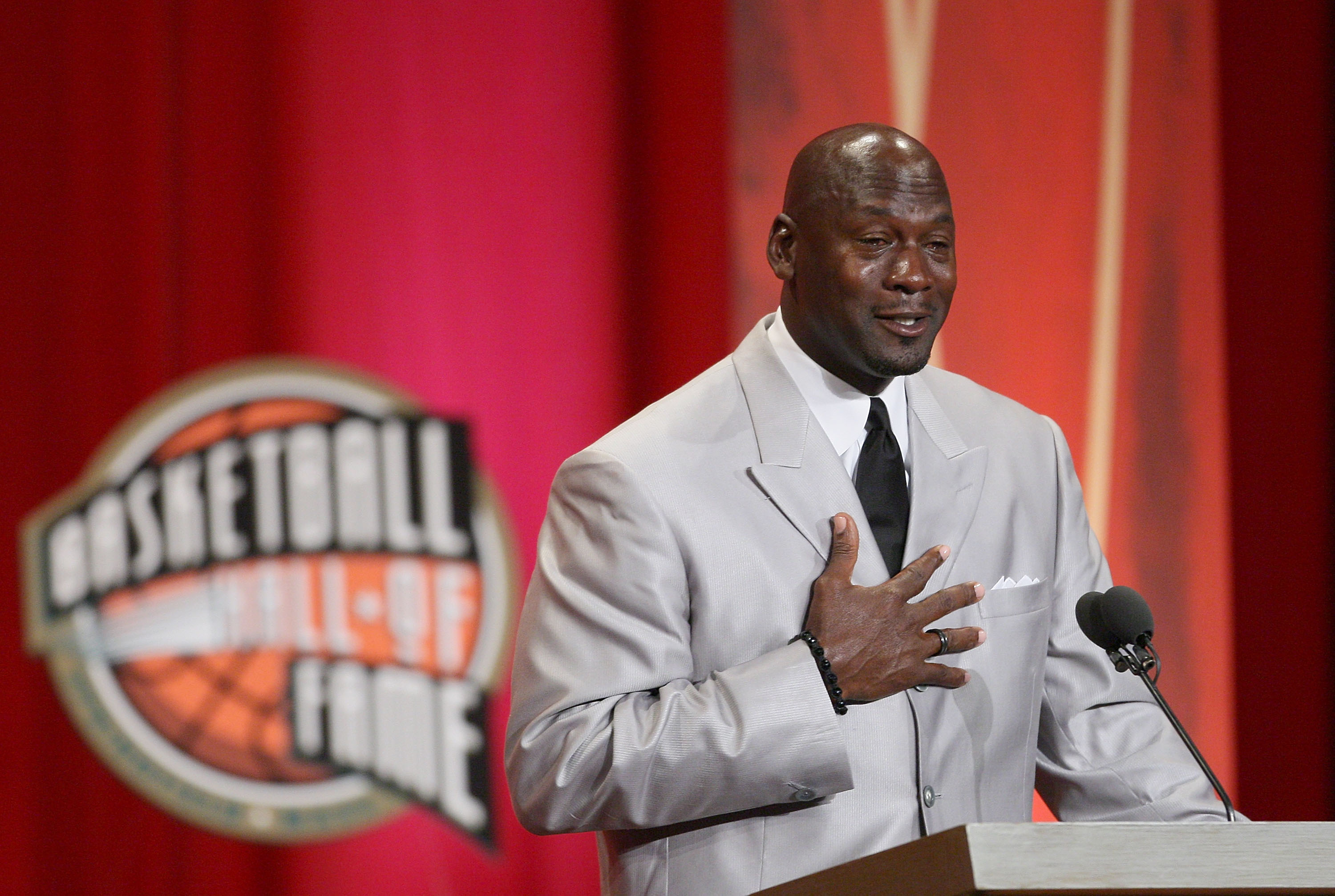 Crying Michael Jordan