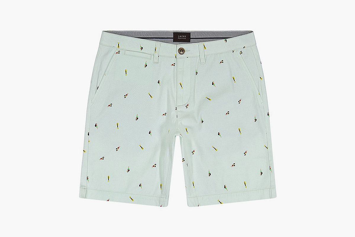 Jachs Mint Hula Shorts