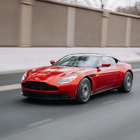 Red Aston Martin